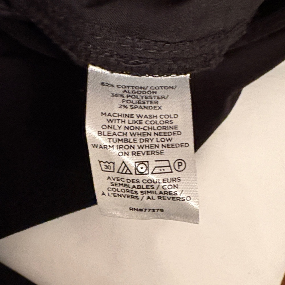 Ann Taylor Elegant Black Velvet Cuffed Ankle Pants - Picture 7 of 9
